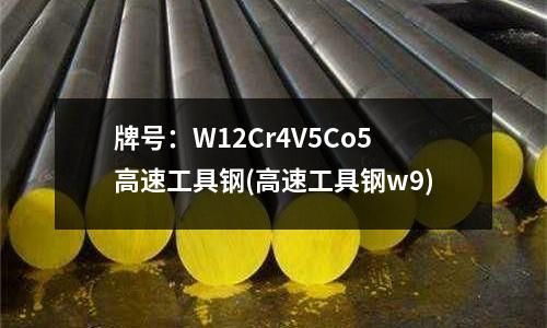 牌號:W12Cr4V5Co5高速工具鋼(高速工具鋼w9)