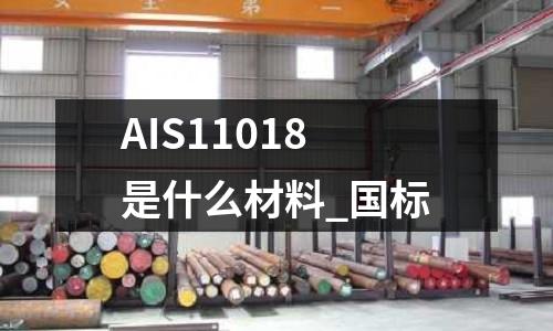 AIS11018是什么材料_國標