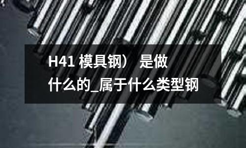 H41 模具鋼） 是做什么的_屬于什么類型鋼