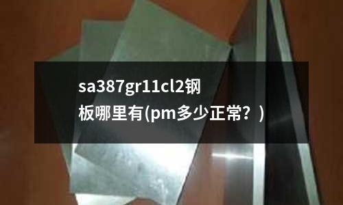 sa387gr11cl2鋼板哪里有(pm多少正常？)