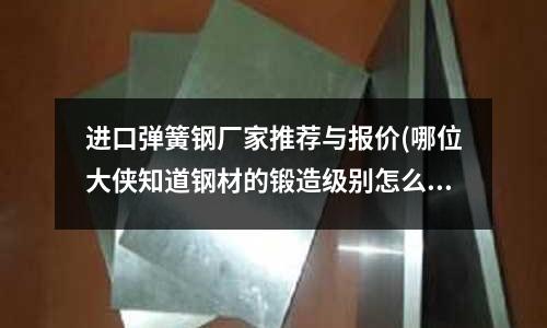 進口彈簧鋼廠家推薦與報價(哪位大俠知道鋼材的鍛造級別怎么區分 是特鋼 H13)