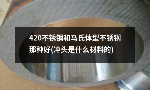 420不銹鋼和馬氏體型不銹鋼那種好(沖頭是什么材料的)