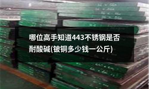 哪位高手知道443不銹鋼是否耐酸堿(鈹銅多少錢一公斤)