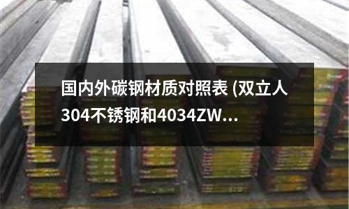 國內(nèi)外碳鋼材質(zhì)對(duì)照表 (雙立人304不銹鋼和4034ZW不銹鋼有什么區(qū)別？)