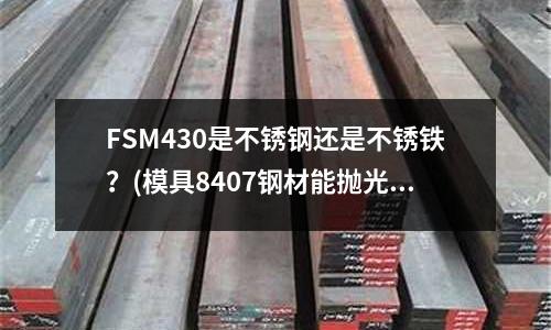 FSM430是不銹鋼還是不銹鐵？(模具8407鋼材能拋光至spia嗎？)