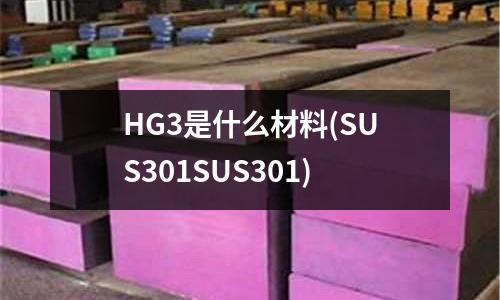 HG3是什么材料(SUS301SUS301)