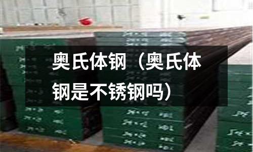 奧氏體鋼（奧氏體鋼是不銹鋼嗎）