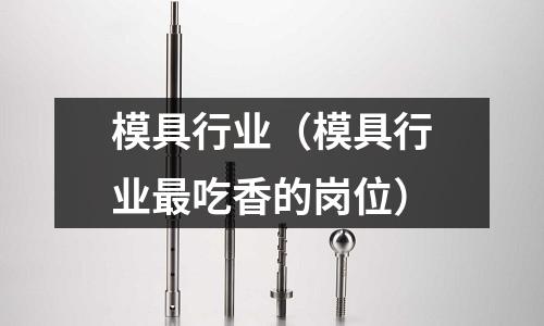 模具行業(yè)(模具行業(yè)最吃香的崗位)