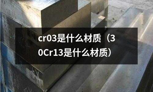 cr03是什么材質(zhì)（30Cr13是什么材質(zhì)）