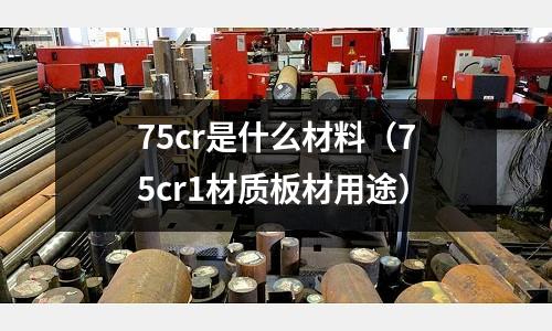75cr是什么材料（75cr1材質板材用途）