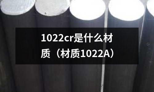 1022cr是什么材質(材質1022A)