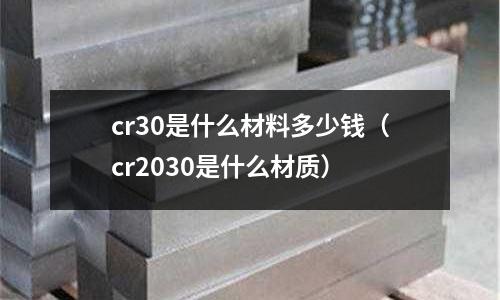 cr30是什么材料多少錢(cr2030是什么材質)