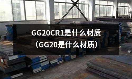 GG20CR1是什么材質(zhì)(GG20是什么材質(zhì))