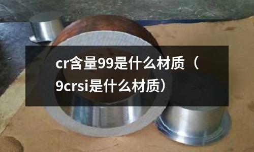cr含量99是什么材質（9crsi是什么材質）