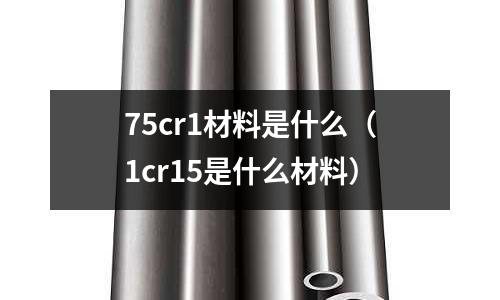 75cr1材料是什么（1cr15是什么材料）