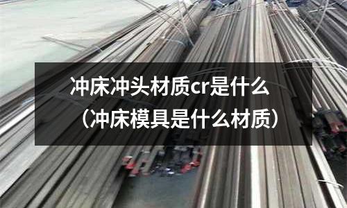 沖床沖頭材質cr是什么（沖床模具是什么材質）