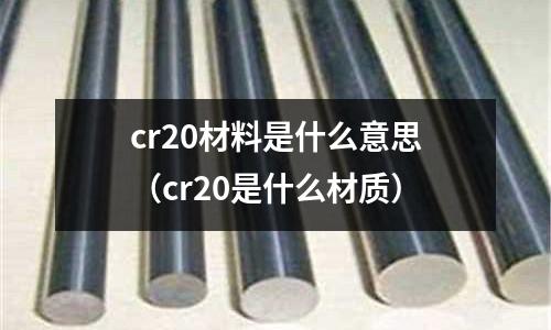cr20材料是什么意思（cr20是什么材質）