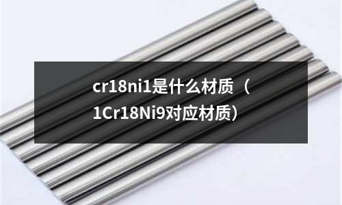 cr18ni1是什么材質(1Cr18Ni9對應材質)