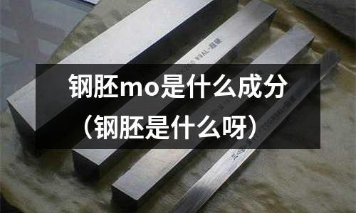 鋼胚mo是什么成分（鋼胚是什么呀）