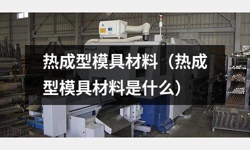 熱成型模具材料（熱成型模具材料是什么）