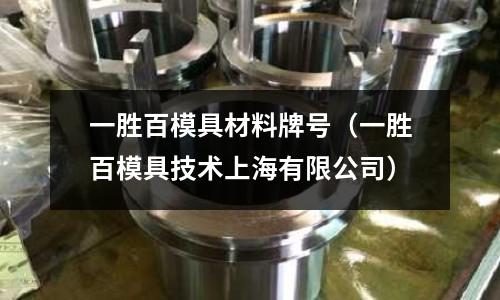 一勝百模具材料牌號(一勝百模具技術上海有限公司)
