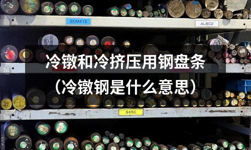 冷鐓和冷擠壓用鋼盤條(冷鐓鋼是什么意思)