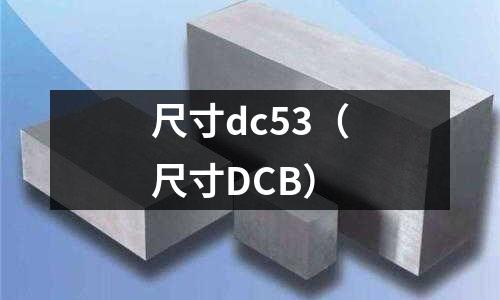 尺寸dc53（尺寸DCB）