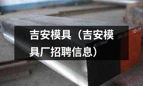 吉安模具(吉安模具廠招聘信息)