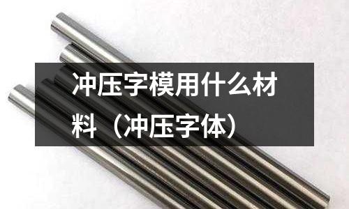 沖壓字模用什么材料（沖壓字體）