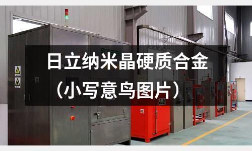 日立納米晶硬質合金(小寫意鳥圖片)