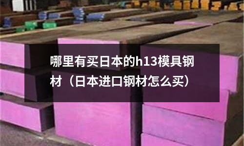 哪里有買日本的h13模具鋼材(日本進口鋼材怎么買)