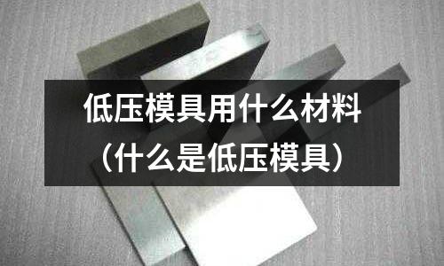 低壓模具用什么材料（什么是低壓模具）