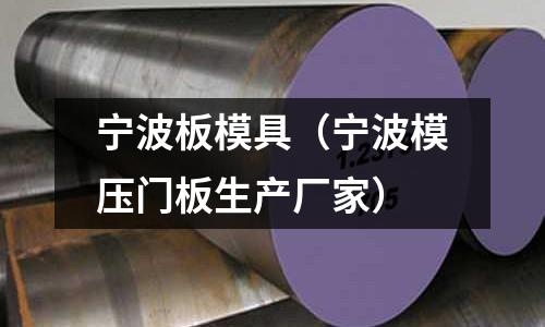 寧波板模具(寧波模壓門板生產(chǎn)廠家)