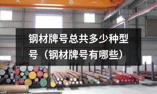 鋼材牌號總共多少種型號(鋼材牌號有哪些)