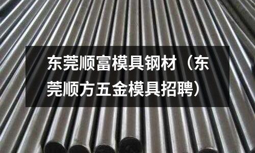 東莞順富模具鋼材(東莞順方五金模具招聘)