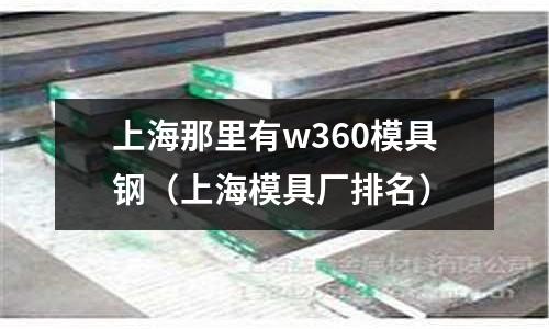 上海那里有w360模具鋼（上海模具廠排名）