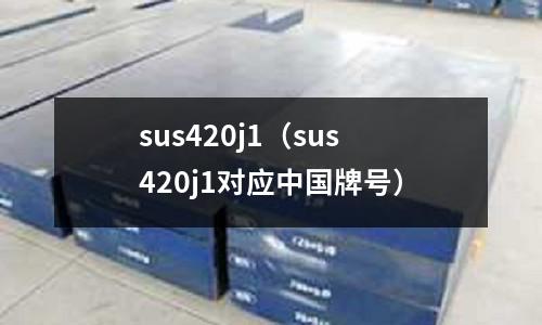 sus420j1(sus420j1對應中國牌號)