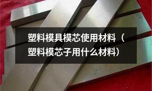 塑料模具模芯使用材料(塑料模芯子用什么材料)