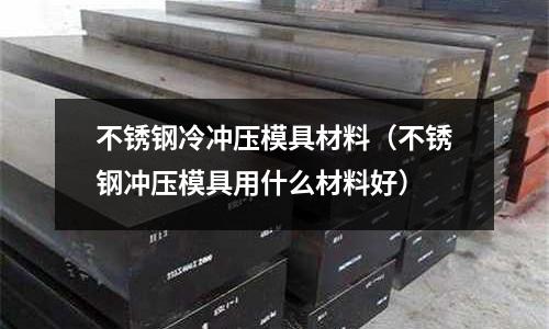 不銹鋼冷沖壓模具材料（不銹鋼沖壓模具用什么材料好）