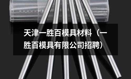 天津一勝百模具材料（一勝百模具有限公司招聘）