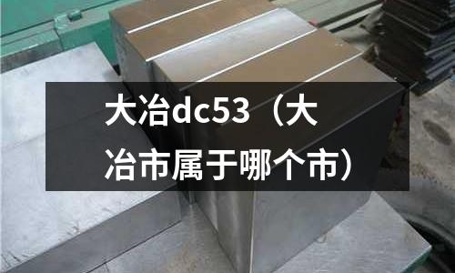 大冶dc53(大冶市屬于哪個市)