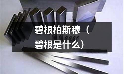 碧根柏斯穆(碧根是什么)