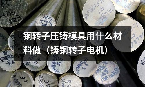 銅轉子壓鑄模具用什么材料做(鑄銅轉子電機)