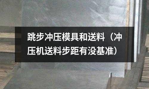 跳步沖壓模具和送料（沖壓機送料步距有沒基準）