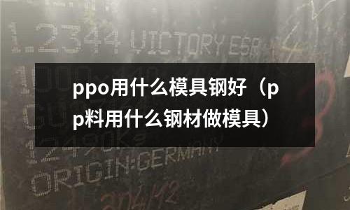 ppo用什么模具鋼好（pp料用什么鋼材做模具）
