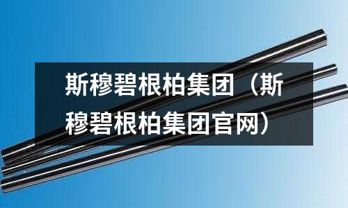 斯穆碧根柏集團(斯穆碧根柏集團官網)