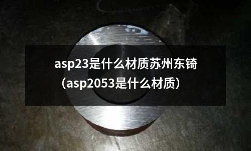 asp23是什么材質蘇州東锜(asp2053是什么材質)
