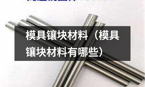 模具鑲塊材料（模具鑲塊材料有哪些）