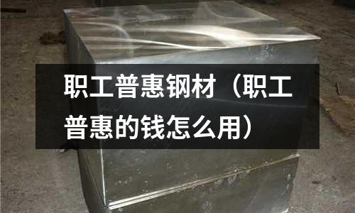 職工普惠鋼材(職工普惠的錢怎么用)