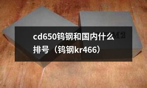 cd650鎢鋼和國內什么排號（鎢鋼kr466）